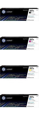 Original HP 207A 4er Set Toner LaserJet Pro MFP M283 fdw fdn M282 nw M255 dw nw