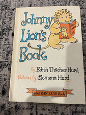 Johnny Lion's Book by Edith Thatcher Hurd 1965 Vintage Good Condition