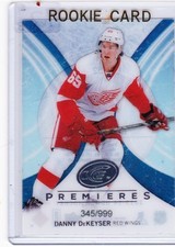 13-14 2013-14 UPPER DECK ICE DANNY DeKEYSER ROOKIE /999 52 DETROIT RED WINGS