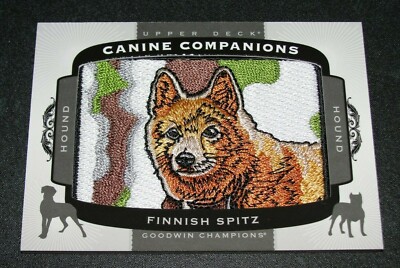 2018 Goodwin Champions   CANINE Companions FINNISH SPITZ #CC155 Color Patch