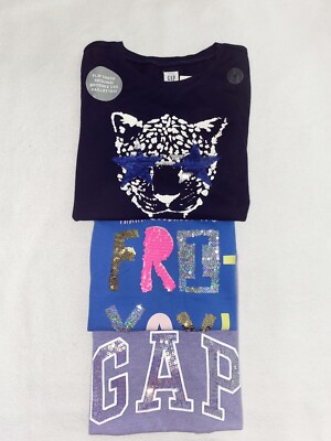 GAP Mädchen T-Shirt 3 Stück