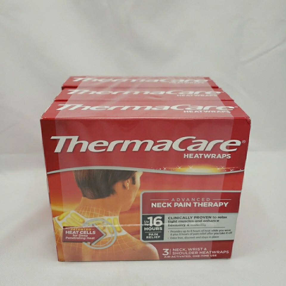 ThermaCare Heatwraps Neck Pain Therapy 3 Pack Neck, Wrist, Shoulder 10/
