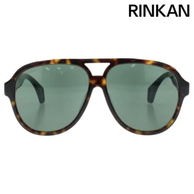 Lunettes de soleil aviateur Gucci GG0463SA pour hommes avec étui accessoires ... - Photo 1/4