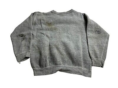 Vintage 50s Single V Stitch Sweatshirt Grey Vtg 1950s Medium Vintage 50s Single V Stitch Sweatshirt Grey Vtg 1950s Medium