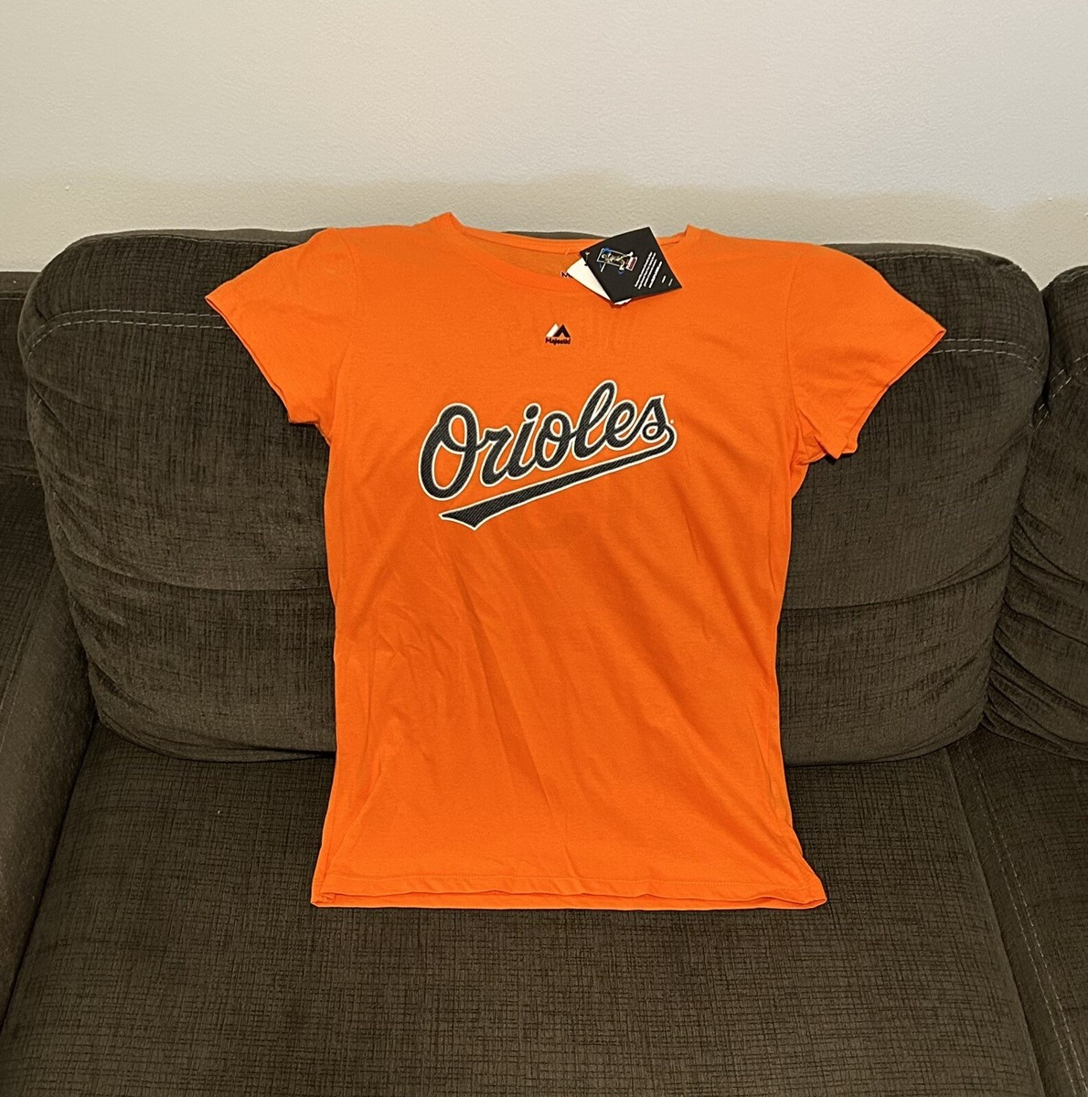 Majestic Baltimore Orioles Chris Davis #19 T-Shirt Baseball Orange