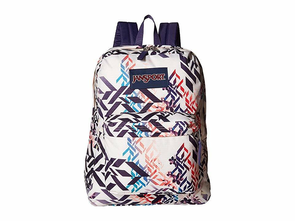 Jansport Superbreak Backpack JS00T50149L BOTANICAL GEO MSRP $55 | eBay