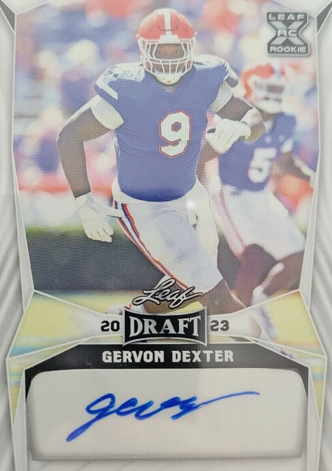 2023 Leaf Draft Gervon Dexter #BA-GD1