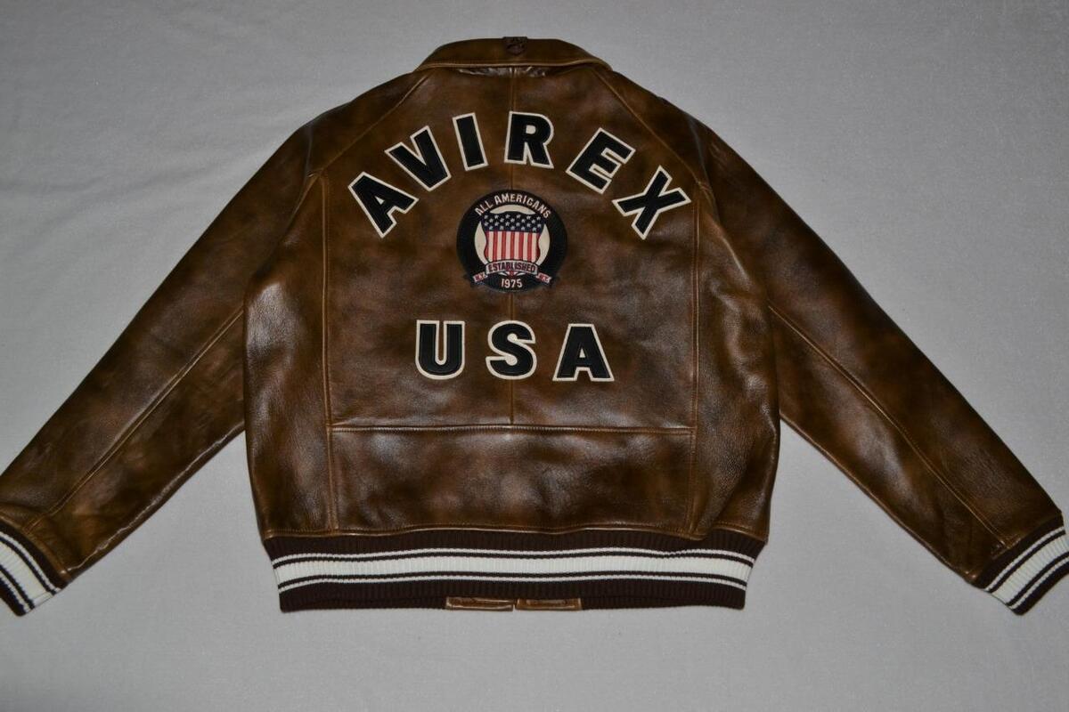 AUTHENTIC AVIREX LIMITED EDITION OMBRE ICON JACKET VINTAGE AUTHENTIC AVIREX LIMITED EDITION OMBRE ICON JACKET VINTAGE