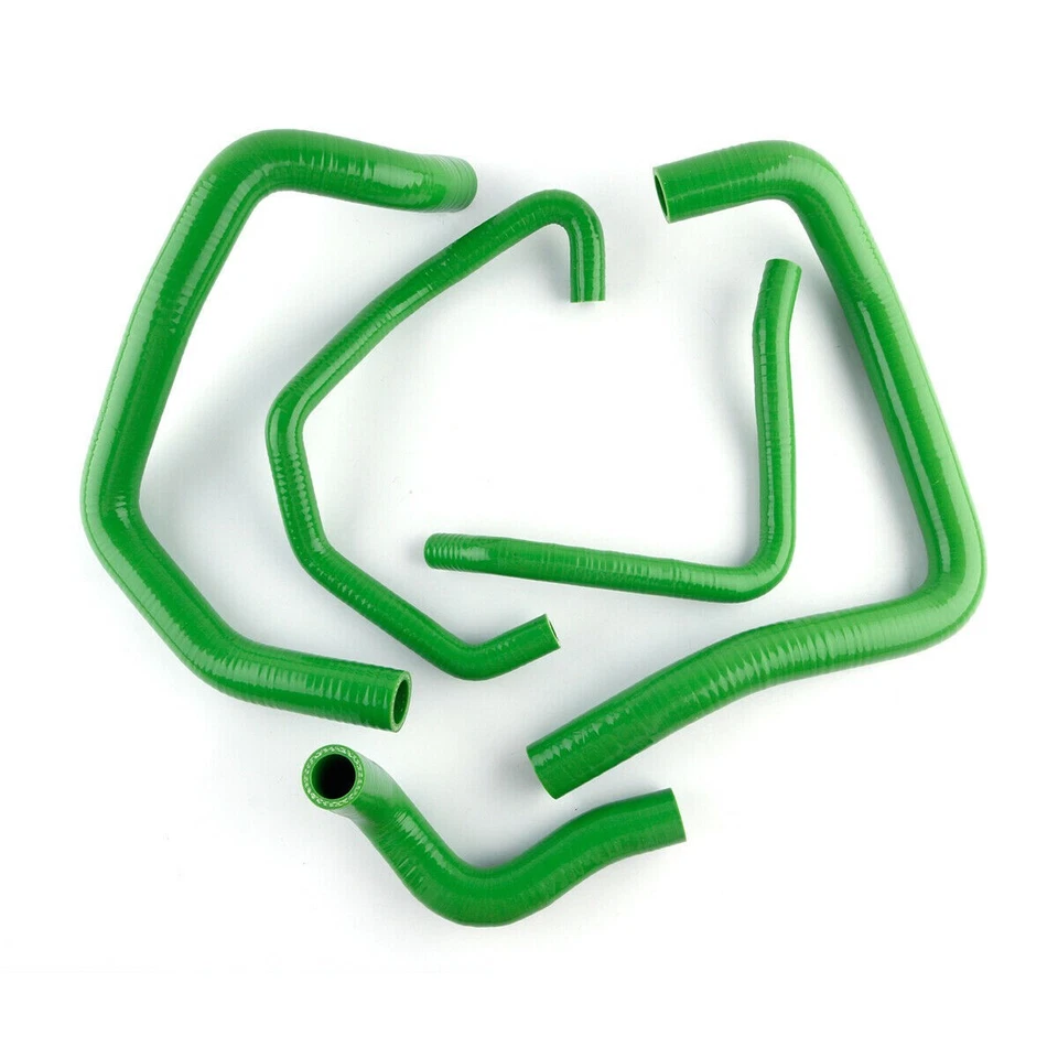 Green For 2005 2006 Kawasaki Ninja ZX6R 636cc/ ZX 636 Silicone Radiator New Hose - Image 2 of 4