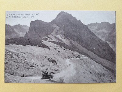 cpa 65 - COL du TOURMALET Hautes Pyrénées Le PIC de l'ESPADA Automobile