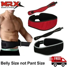 MRX Weight Lifting Belt Training Gym Fitness Bodybuilding Back Support Workout