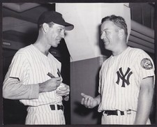 1953 HOME RUN BAKER Yankees Old Timer Vintage Baseball Photo by Don Wingfield