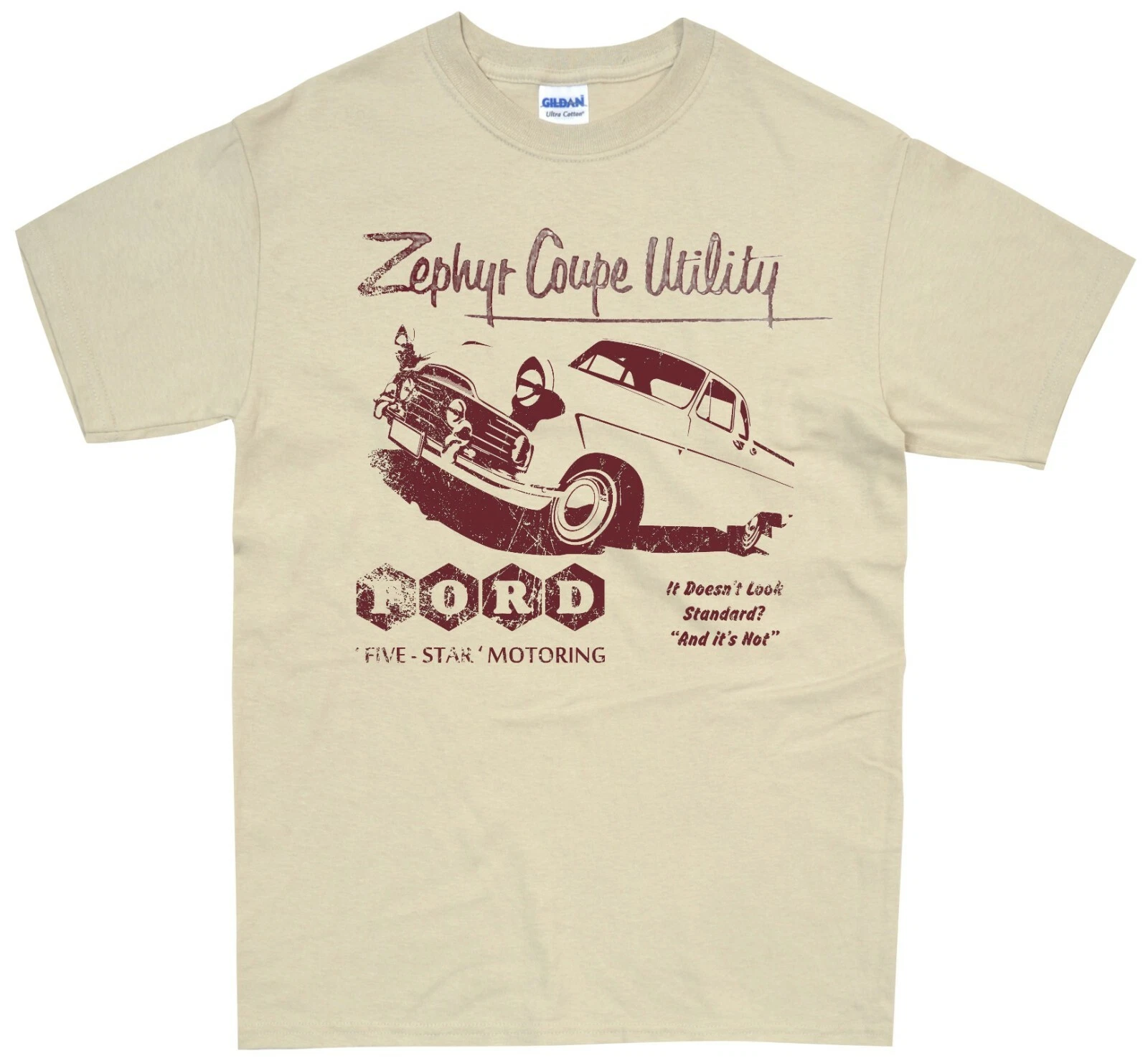Ford Zepher Zodiac Ute T Shirt retro Custom Vintage Classic Tee Gift
