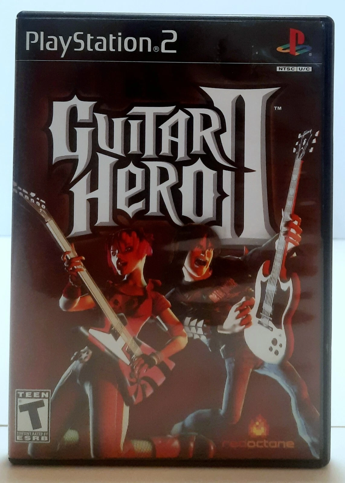 Guitar Hero II (Sony PlayStation 2, 2006) Tested & Working, As Is