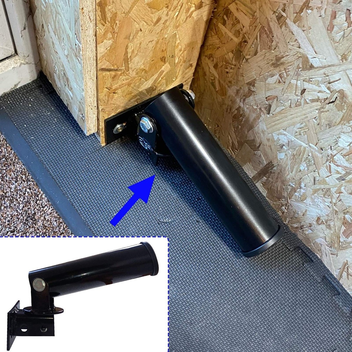 MARSAFIT Muur Mount Landmine Bevestiging - 360° Rotatie Voor 2 Inch Olympische Bars