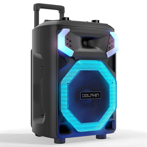 Dolphin BoxParty 3112 - 12 英寸蓝牙派对扬声器,X-BASS,WaveSync,LED 灯 - 第 7 张/共 7 张
