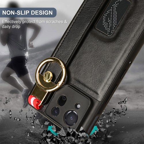 Funda de pulsera de lujo de cuero PU con soporte trasero de cuero PU de lujo para teléfono Asus ROG 8/8 - Imagen 8 de 19