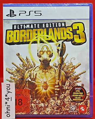 Borderlands 3 Ultimate Edition PS5 Sony PlayStation 5 Videospiel USK *NEU&OVP*