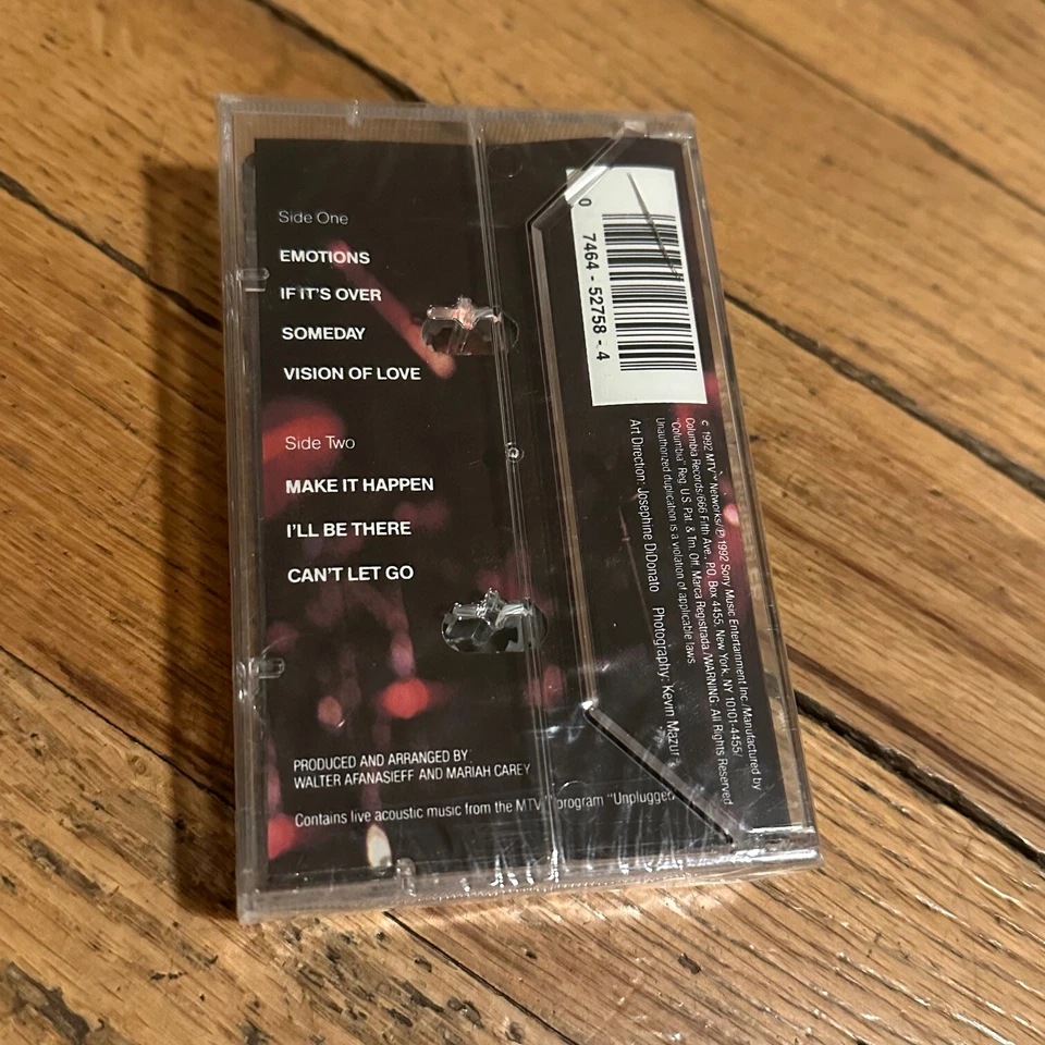 Mariah Carey - MTV Unplugged EP Cassette Tape - Sealed - Image 2 of 3