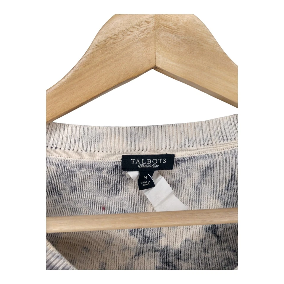 Cárdigan Mezcla Seda con Detalle Floral 3D y Cuentas Acuarela Floral Talla M Foto 4 de 4