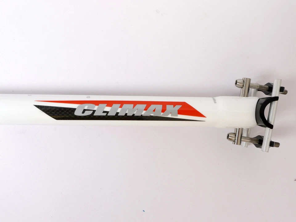 mr-ride 130g,27.2x350mm Climax SP02C 3K gloss carbon Seatpost Road MTB White - Image 4 of 4