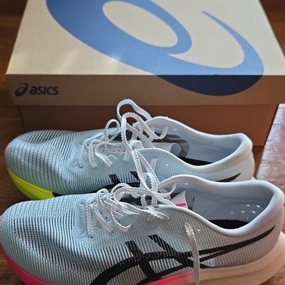 ASICS Metaspeed Sky Paris Running Shoes Low Top Lace-Up Light Blue/Black