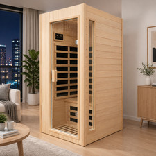 For 1 Person Hemlock Wooden Sauna Dry Saunas ...
