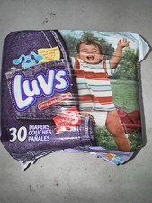 Rare Vintage Luvs Blues Clues 2004 Size 3 Diapers NEW SEALED 30 Diapers