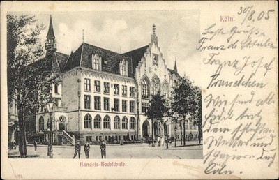 Ak Köln am Rhein, Handelshochschule - 3625413
