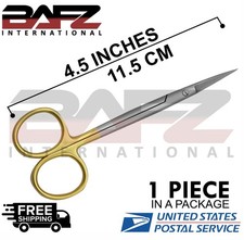 Iris Micro Surgical Scissor 4.5" Staright with TC (TUNGSTEN CARBIDE) Tip