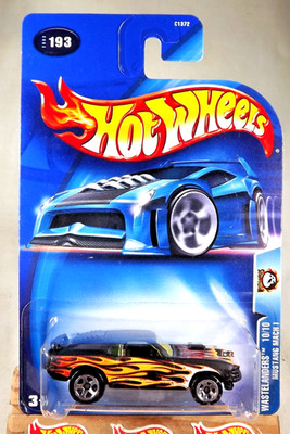 2003 Hot Wheels #193 Wastelanders 10/10 MUSTANG MACH 1 Black w/Chrome 5 Spokes