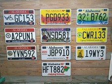 Variety Pack of 10 expired Mix State License Plate Tags GC153