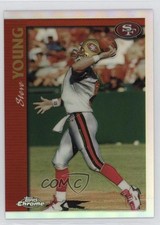 1997 Topps Chrome Refractor Steve Young #45 HOF tg5