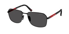 Prada Linea Rossa PS A 51S matte black dark grey 1BO06F Sunglasses