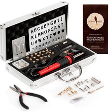 Premium Wood Burning Kit 43PCS, Adjustable Temperature Pen With 36 Tips Acc...