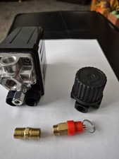  1/4" 4-Way Pressure Switch Safety Valve Air Compresor Pressure Control 