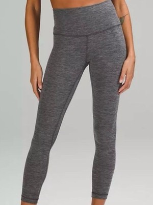 Lululemon Align Leggings Size 4 Heathered Graphite Grey 28  Full Length NWOT