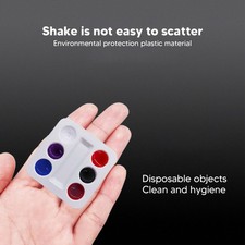 30pcs Tattoo Ink Cup Tray Disposable Plastic Tattoo Ink Pigment Tray Stand WT