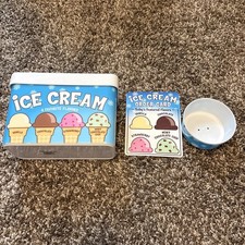 Melissa Doug Ice Cream Replacement Items Carton, Dish and Order Card