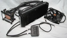 Corsair Hydro Series 240mm AIO Liquid CPU Cooler Intel AMD + 3 RGB Fans Tested