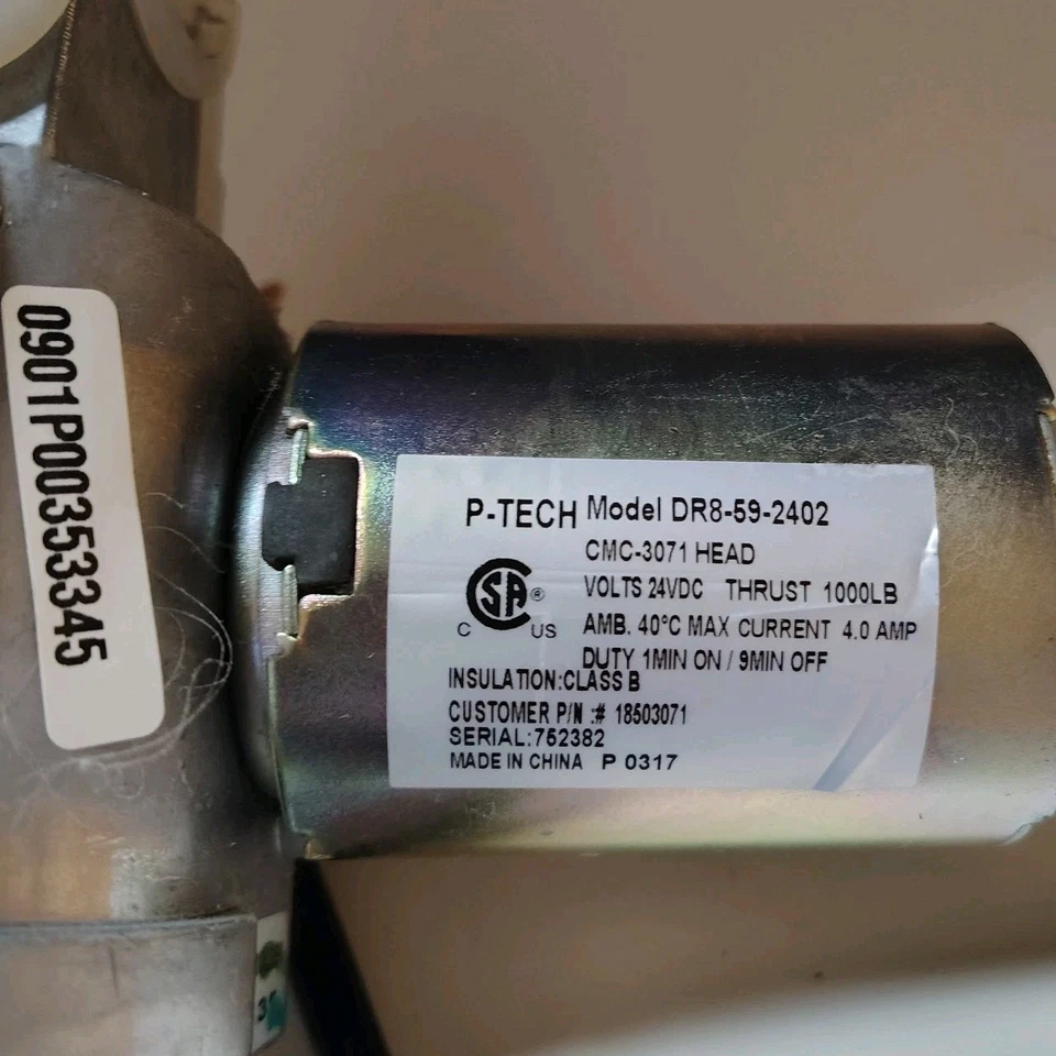 Número de sueño cama ajustable Flexfit actuador motor P-TECH DR8-59-2402 cabeza pie  Foto 3 de 4