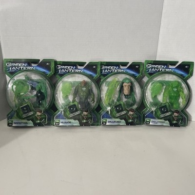 Green Lantern Movie Kilowog(x2) Galius Zed Isamot Kol Figure SET OF 4 Power Ring