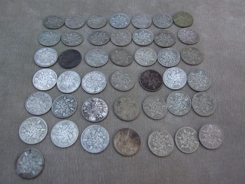 1935 George V Sixpence — photo from the most recent tracked eBay sale