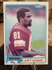 1981 Topps Art Monk #194 (RC) Rookie Card Washington Redskins. rookie card picture