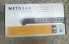NetGear ProSafe (FS108P) 8-Ports External Switch