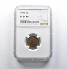 PF64 RB 1902 Indian Head Cent NGC a2784