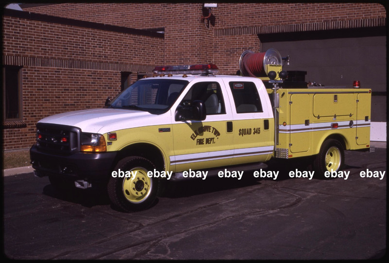 Elk Grove Twp IL 1999 Ford F550 Darley Squad Fire Apparatus Slide