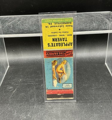 VINTAGE PIN UP MATCHBOOK COVER  OVER EXPOSURE 