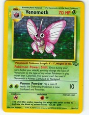 Venomoth - Holo - 13/64 Jungle Set - Pokémon TCG - 1999