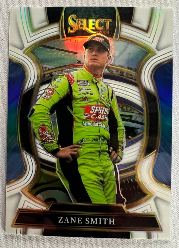 2026 NASCAR Select ZANE SMITH Grandstand White Parallel SP 97/99 - Card #91